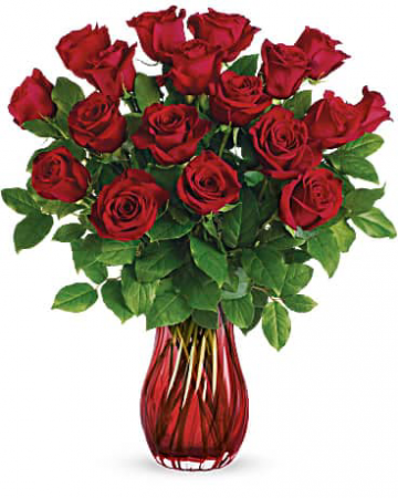 Teleflora's Romantic Twist, option 2