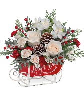 Teleflora's Frosted Sleigh 