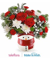 Teleflora's Frosty Wishes Bouquet Arrangement