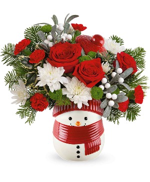 Frosty Wishes Bouquet(limited edition) Christmas Arrangement