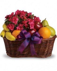 Teleflora's Fruit and Blooms Fruit Basket
