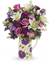Teleflora's Garden Pitcher Bouquet