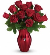 Teleflora's Heart Of A Rose Bouquet Red Rose
