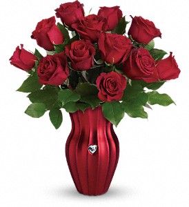 Teleflora's Heart Of A Rose Bouquet Red Rose