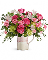 Teleflora's Heart Stone Pitcher