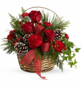 Telefloras Holiday Riches Basket 