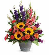 Hues of Hope Sympathy Arrangement