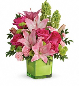 Teleflora's In Love With Lime Bouquet