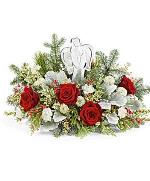 Teleflora's Joy to the World Bouquet Fresh Arrangement with a Teleflora Keepsake