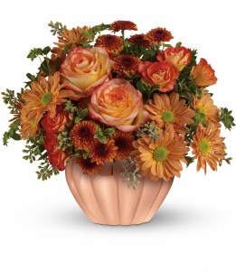Teleflora's Joyful Hearth Bouquet Fresh Arrangement