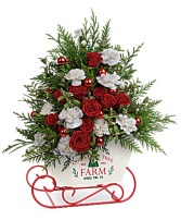 Teleflora's Joyful Holiday Tree Bouquet CHRISTMAS