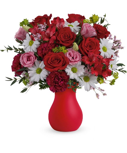 Teleflora's Kissed with Crimson 