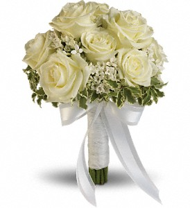 Teleflora's Lacy Rose Bouquet Wedding Bouquet