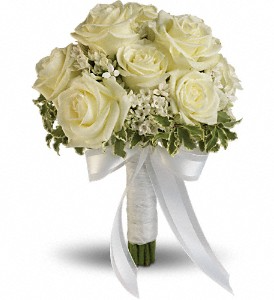 Teleflora S Lacy Rose Bouquet Wedding Bouquet In Auburndale Fl The House Of Flowers