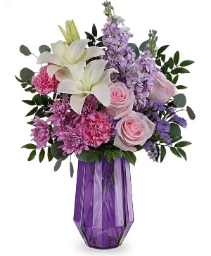 Teleflora's Lavender Whimsy Bouquet Arrangement