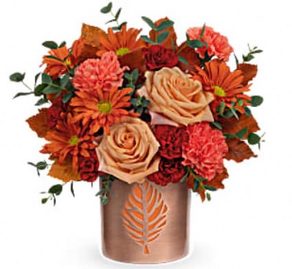 Teleflora’s Lovely Leaves  Fall some flower/colour substitutions may apply due to availability 