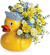 Teleflora's Lucky Ducky Bouquet Fresh Flowers in Keepsake