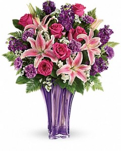Teleflora's Luxurious Lavender Bouquet Mothers Day