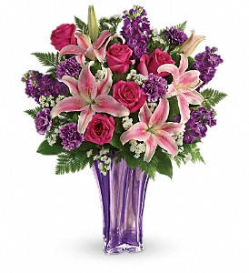 Teleflora's Luxurious Lavender Vased