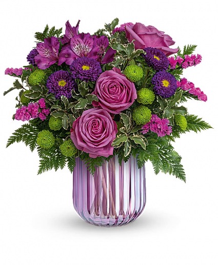 Teleflora's Luxurious Purple Bouquet 