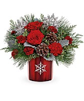 Teleflora's Magical Snowflake arrangement 