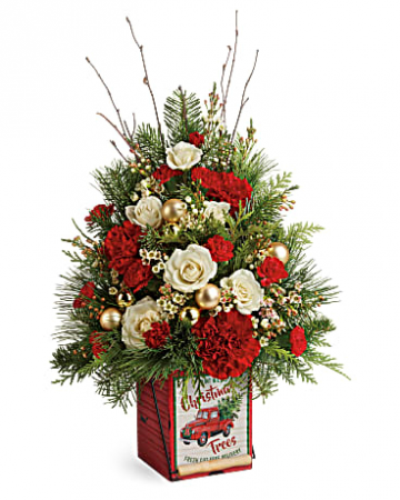Teleflora's Merry Vintage Christmas Bouquet