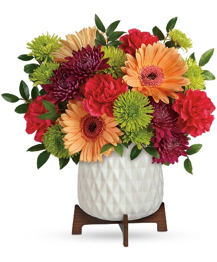 Teleflora's Mid Mod Bright  Bouquet