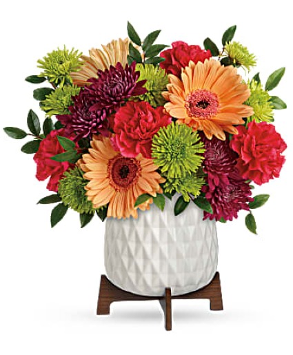Teleflora's Mid Mod Brights Bouquet Everyday