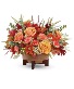 Teleflora's Modern Copper Centerpiece Flower Arrangement