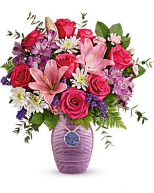 Teleflora's My Darling Dragonfly Bouquet Vase Arrangement 