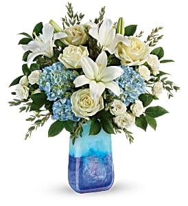 Teleflora's Ocean Sparkle Bouquet in Coral Springs, FL | DARBY'S FLORIST Teleflora's Ocean Sparkle Bouquet in Coral Springs, FL | DARBY'S FLORIST