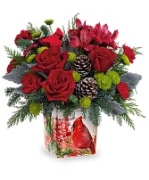 Teleflora's Ode To The Cardinal Bouquet bouquet