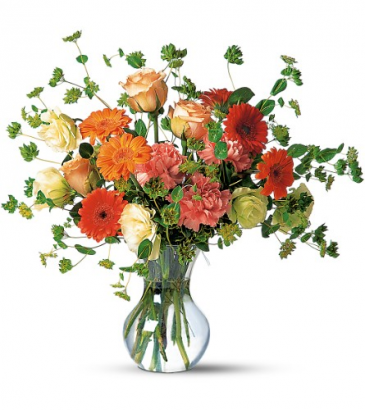 Teleflora's Orange Blossom Vase