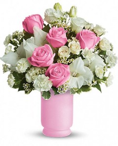 Pink and White Delight Rose Mix