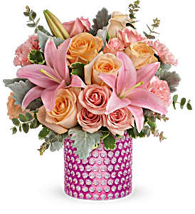 Teleflora's Pink Breeze Bouqet Fresh Flowers