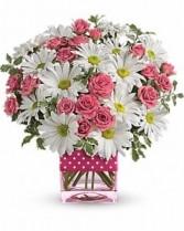 Teleflora's Polka Dots and Posies