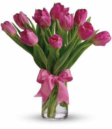 Teleflora's Precious Pink Tulips 