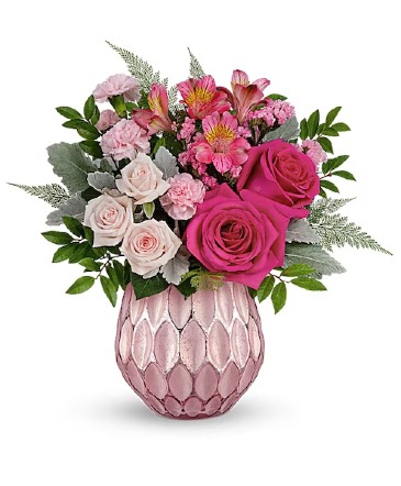 Teleflora's Pretty Love Bouquet Vase Arrangement in Augusta, GA | EBONY'S FLOWERS & GIFTS