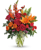 Teleflora's Punch of Color Vase Arrangement