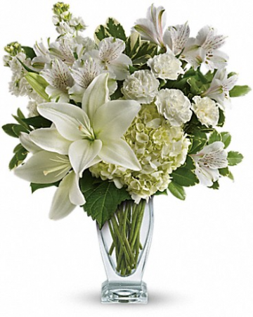 Teleflora's Purest Love Bouquet Arrangement