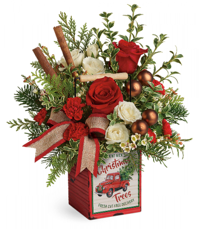 Teleflora's Quaint Christmas Bouquet Christmas Arrangement