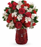 Teleflora's Red Haute Bouquet