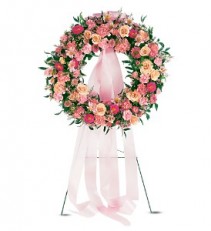 Teleflora's Respectful Pink Wreath 