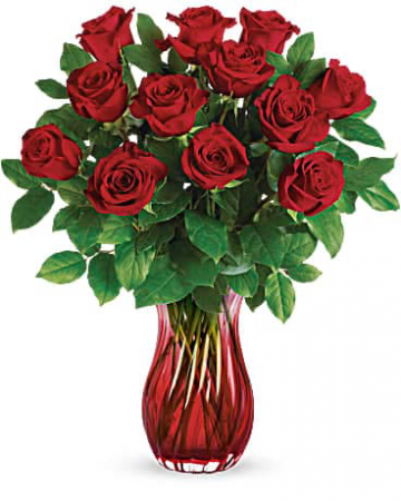Teleflora's Romatic Twist, option 1