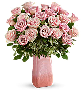 Teleflora's Rose Couture 2 Dozen Roses in Collectible Vase