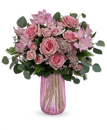 Teleflora's Rosy Iridescence Bouquet 