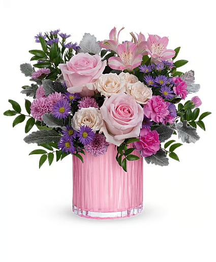Teleflora's Rosy Pink Bouquet Arrangement 