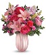 Teleflora's Rosy Swirls Bouquet 