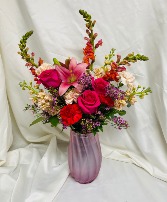 Teleflora's Rosy Swirls Bouquet Mother's Day
