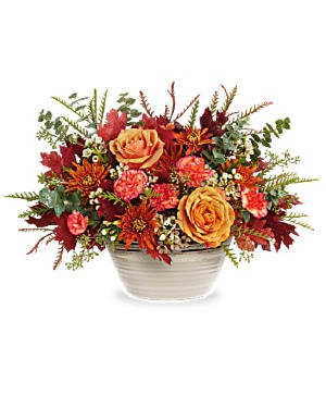 Teleflora's Rustic Harvest Centerpiece centerpiece